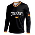thumbnail image 1 of Boys Graphic Tees Athletic Long Sleeve Letter Print V Neck Comfortable Top for Casual Wear Boys' Tops Tees Shirts 3 Years-4 Years, 1 of 3