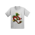 thumbnail image 1 of Boys Graphic Tees - Geek Dragon Shirt Age 6 to 15 Years Old, 1 of 4