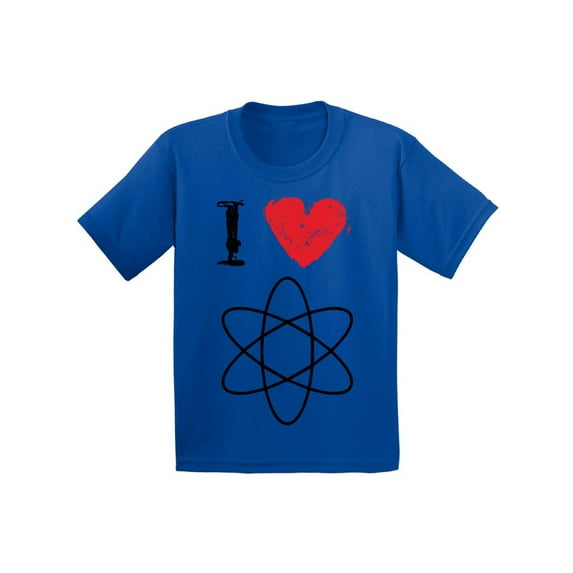 Boys Graphic Tees - I Love Science T-Shirt for Toddlers