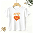 thumbnail image 1 of Boys Graphic Tees Maple Leaves Autumn Fall Kids T Shirt Cute 100% Cotton Short Sleeve Soft Tops 4-13Y, 1 of 5