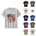 thumbnail image 1 of Boys Graphic Tees USA 250th Anniversary Shirt Casual Fashion Short Sleeve Top for Kids Boys Age 2-13, 1 of 5
