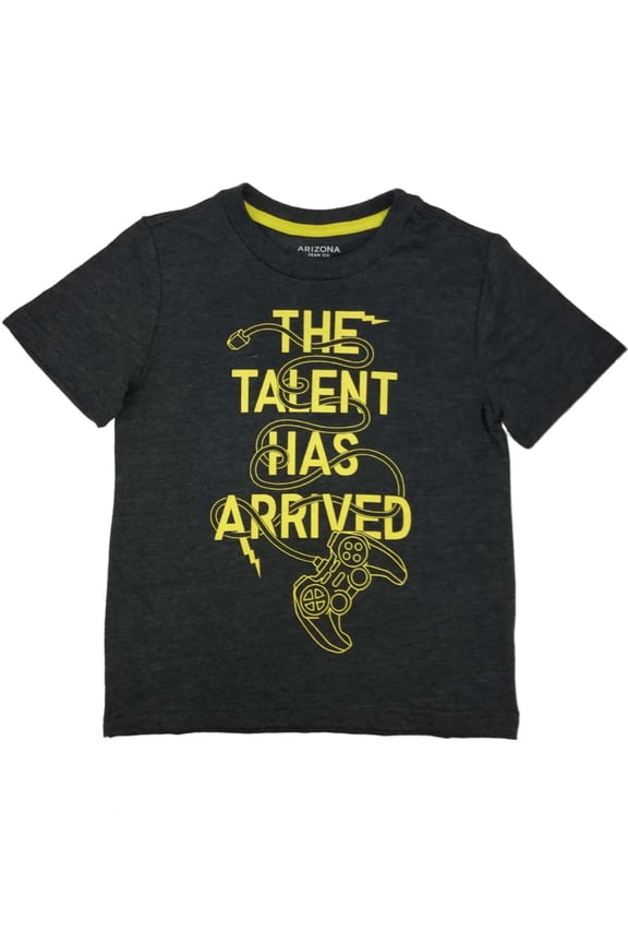 Boys Gray The Talent Has Arrived T-Shirt Video Gamer Tee Shirt X-Small