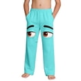 thumbnail image 1 of Boys Green Joggers Funny Cartoon Face 3D Print Pants Soft Lounge Sweatpants for Kids Comfortable Elastic Waistband with Pockets 4-14,Size 12 T, 1 of 9