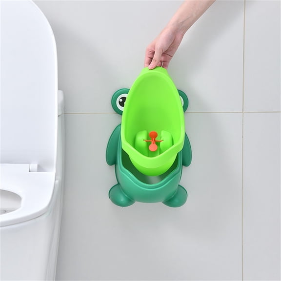 Boys Green Urinal Potty For Potty Training - Wall-Mounted And Standing Design With Green Finish For Boys In Bathroom - Male ren Toddlers And Preschoolers Potty Training