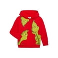 thumbnail image 1 of Boys Grinch Red Pullover Hoodie with Long Sleeves, XX-Large, 1 of 1