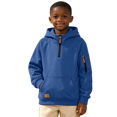 thumbnail image 1 of Boys Half Zip Hoodies Fashion Casual Long Sleeve Loose Fit Kids Pullover Sweatshirt Navy 12 Years, 1 of 8