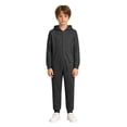 thumbnail image 1 of Boys Halloween Hooded Full Zip Jumpsuit Solid Color Long Sleeve One Piece, 1 of 8