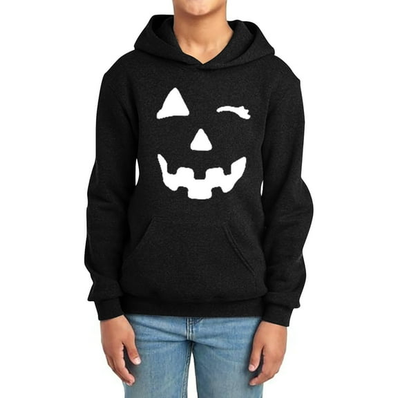Boys Halloween Hoodie Print Pullover Sweatshirt Soft Comfortable Fall Clothing Casual Long Sleeve Top