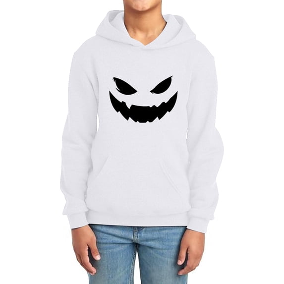 Boys Halloween Hoodie Print Pullover Sweatshirt for Kids Soft Jacket with Graphic Design Comfort Casual Outfit 13-14 Years