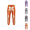 thumbnail image 1 of Boys Halloween Pants Elastic Waist Casual Funny Skeleton Print Jogger Sweatpants Trousers 3-13 Years, 1 of 4