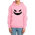 thumbnail image 1 of Boys Halloween Pumpkin Smile Pullover Hoodie – Cozy Graphic Sweatshirt for Kids Aged 1-14 Years, Soft Polyester Casual Outdoor Wear, 1 of 3