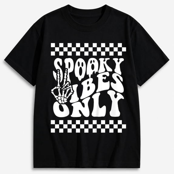 Boys Halloween Shirt, Spooky Boys Only Skeleton Hand Graphic T-Shirt for Halloween