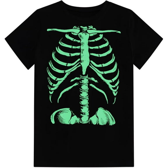 Boys’ Halloween T-Shirt – Funny Spooky Graphic Short Sleeve Tee