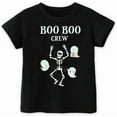 thumbnail image 1 of Boys’ Halloween T-Shirt – Funny Spooky Graphic Short Sleeve Tee, 1 of 7