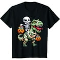 thumbnail image 1 of Boys’ Halloween T-Shirt – Funny Spooky Graphic Short Sleeve Tee, 1 of 7