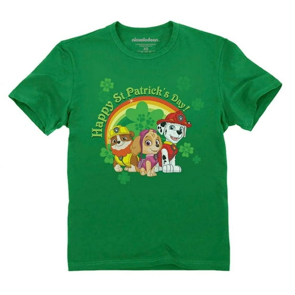 Boys Happy St Patricks Day Paw Patrol Gift Official Proud Irish Kids Cute Gift Irish Toddler T Shirt