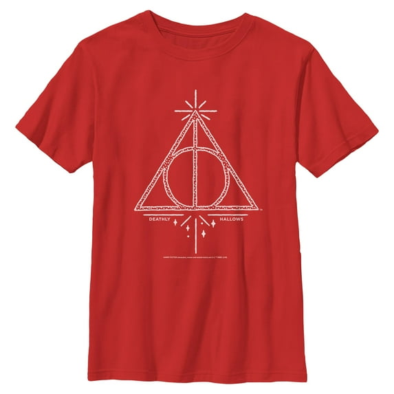 Boys Harry Potter Deathly Hallows Symbol T Shirt