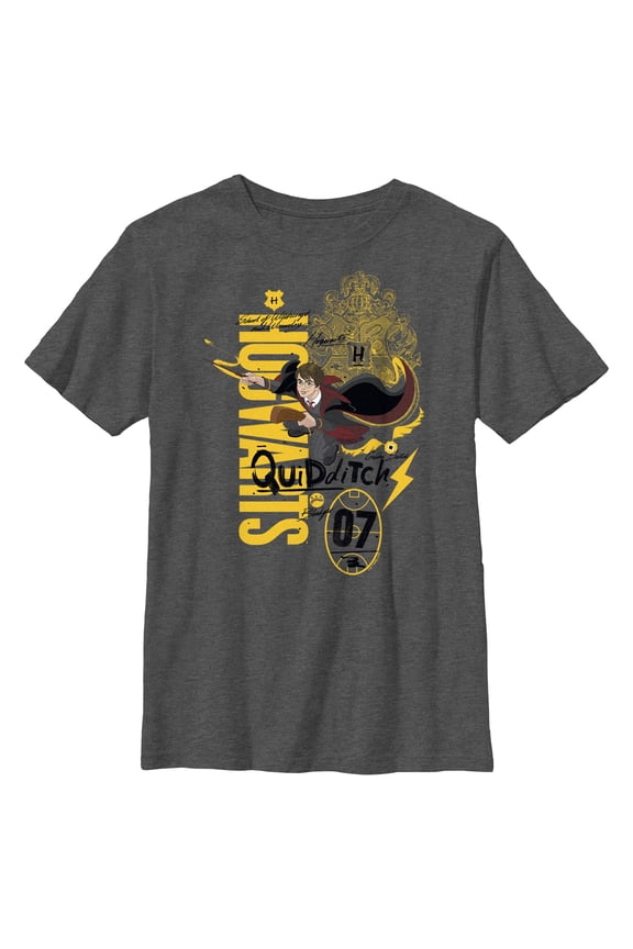 Boys Harry Potter Hogwarts Quidditch 07 T Shirt