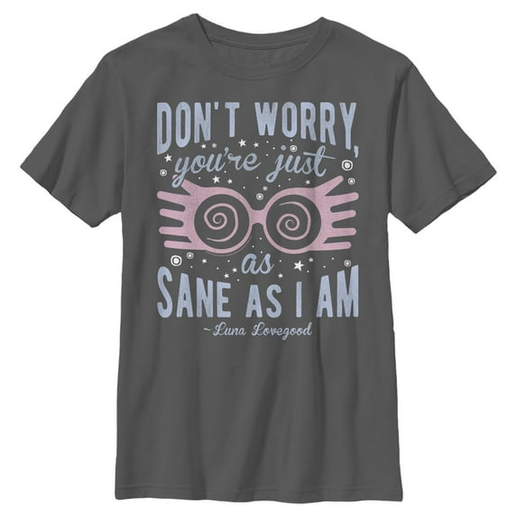 Boys Harry Potter Luna You’re Just As Sane as I Am T Shirt