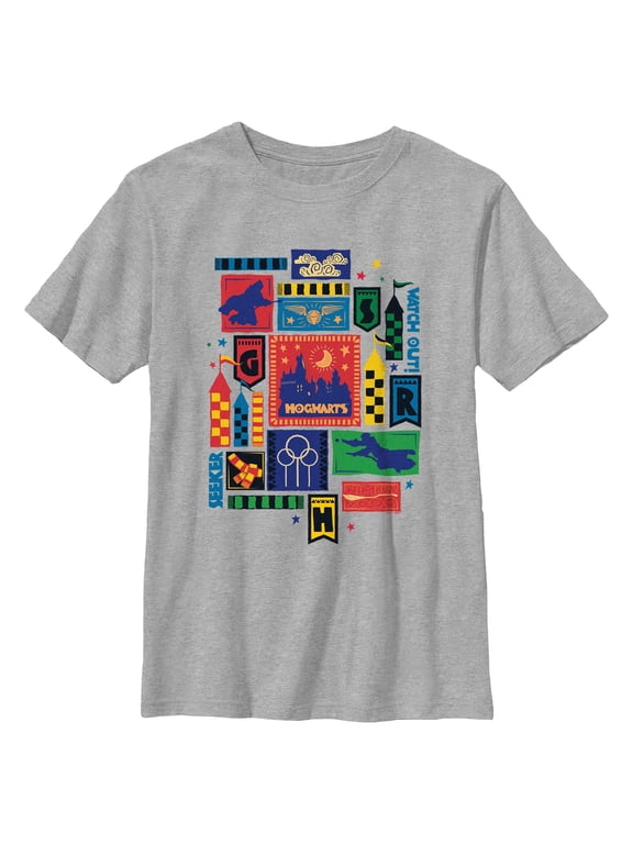 Boys Harry Potter Quidditch Collage T Shirt