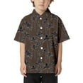 thumbnail image 1 of Boys Hawaiian Shirt Short Sleeve Boys Button down Shirt Beach Casual Summer Shirt Boys Summer Clothes for Boys 6-7 Years, 1 of 3