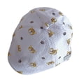 thumbnail image 1 of Boys Herringbone Hats Water Absorption Breathable Warm Accessories Baby Girl Boy Drivers Hat for Festival, 1 of 8