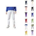 thumbnail image 1 of Boys High Waisted Pull on Baggy Lined Sweatpants Fall Winter Athletic Jogger Lounge Trousers Cinch Bottom, 1 of 4