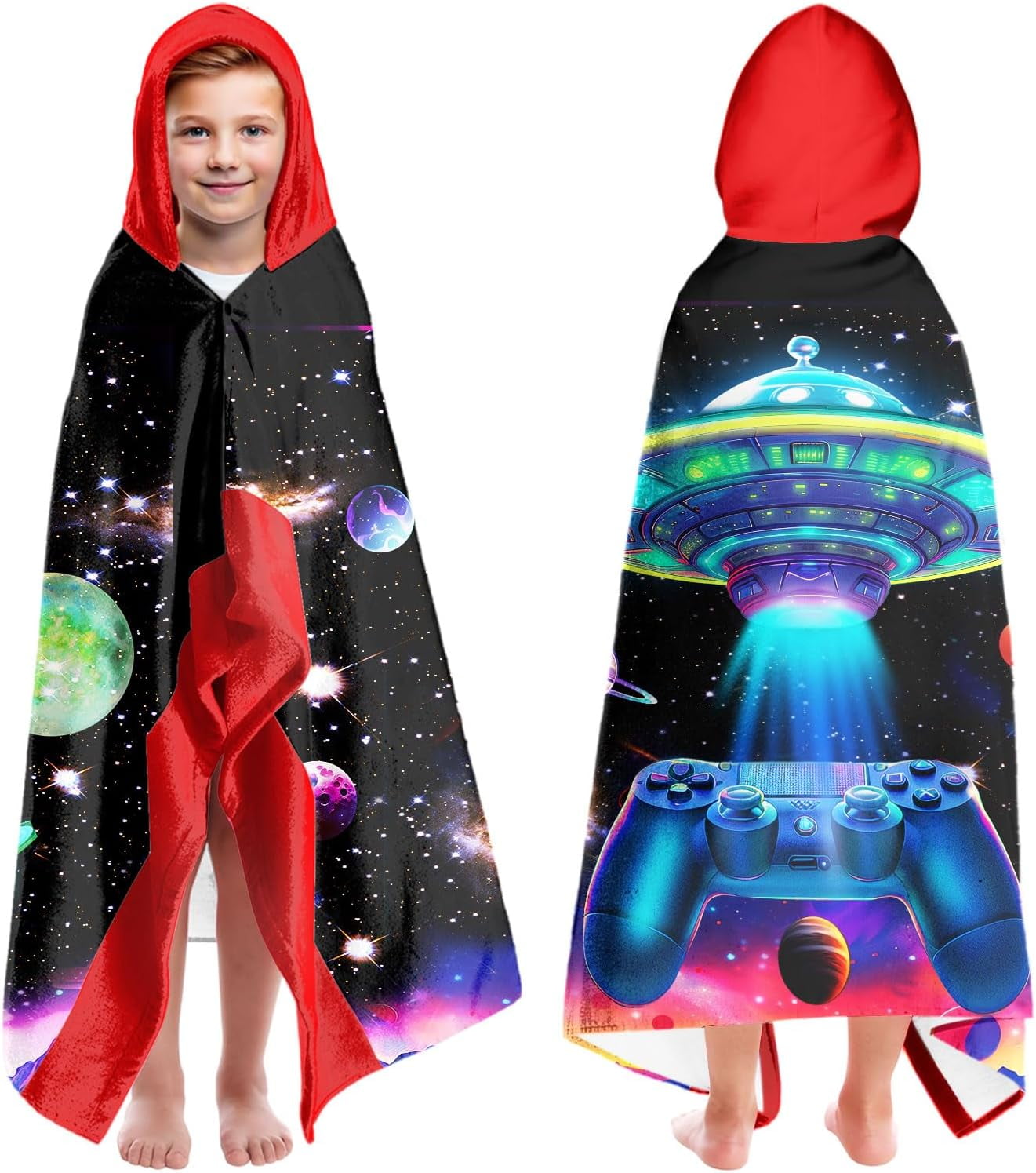 SAMMIMIS Kids Bathrobe & Swim Cover Up For Girls & Boys - Hooded Kids