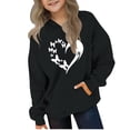 thumbnail image 1 of Boys Hooded Sweatshirt Fleece Pullover Hoodies Long Sleeve Warm Hoodie Sweatshirts with Pocket for Kids Kids Hooded Sweatshirt, 1 of 4
