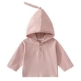 thumbnail image 1 of Boys Hooded Sweatshirt Soft Pullover Top Toddler Casual Outfit Comfortable Kids Clothing for Autumn Spring, 1 of 7