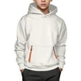 thumbnail image 1 of Boys Hooded Sweatshirt with Front Pocket Casual Pullover Kids Athletic Jacket Clothes, 1 of 4