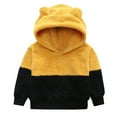 thumbnail image 1 of Boys Hoodie Boys Sweatshirts Kids Baby Girls Boys Thick Warm Hooded Outdoor Warm Clothes Pullover Tops Sweatshirts, 1 of 8