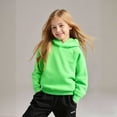 thumbnail image 1 of Boys Hoodie Green Hoodie Casual Long Sleeve Classic Hoodie Warm Fall Winter Clothes Baby Girls Clothes 2T, 1 of 5