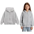 thumbnail image 1 of Boys Hoodie Grey Zipper Hoodie Casual Long Sleeve Hoodies Winter Clothes Toddler Clothes for Girls 13-14 Years, 1 of 9