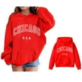thumbnail image 1 of Boys Hoodie Kids City Name Letter Print Red Hoodies Long Sleeve Pullover Tops Warm Fall Winter Clothes Boys 11-12 Years Clothes, 1 of 5