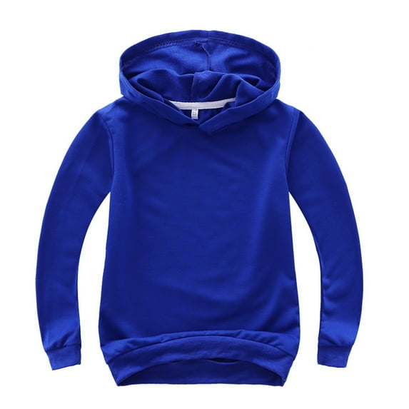 Boys Hoodie Kids Hoodies for School Toddlers Kids Baby Boys Girls Hooded Solid Thick Coat Sweatshirt Pullover