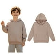 thumbnail image 1 of Boys Hoodie Kids Khaki Hooded Long Sleeve Lightweight Pullover Tops Loose Sweatshirt Warm Fall Winter Clothes 8-9 Years r Girl Clothes Boys Girls Fashion, 1 of 4