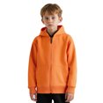 thumbnail image 1 of Boys Hoodie Kids Orange Full Zip Up Hoodies Long Sleeve Pullover Tops Fall Clothes 7-8 Years Girl Clothes Boys Girls Fashion, 1 of 7