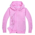 thumbnail image 1 of Boys Hoodie Kids Pink Hoodie Long Sleeve Casual Basic Zip Up Sweatshirt Hoodie Fall Clothes Baby Girls Clothes 7-8 Years, 1 of 3