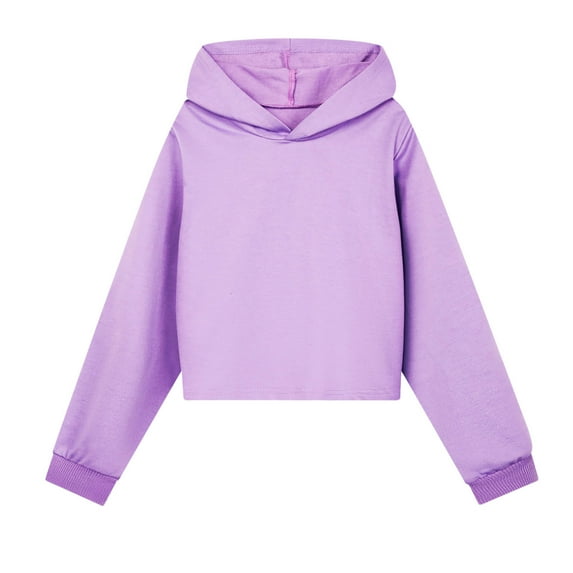 Boys Hoodie Kids Purple Hoodies Long Sleeve Soft Sweatshirts Top Fall Winter Clothes Girls Size 4-5 Years Clothes Boys Girls Fashion