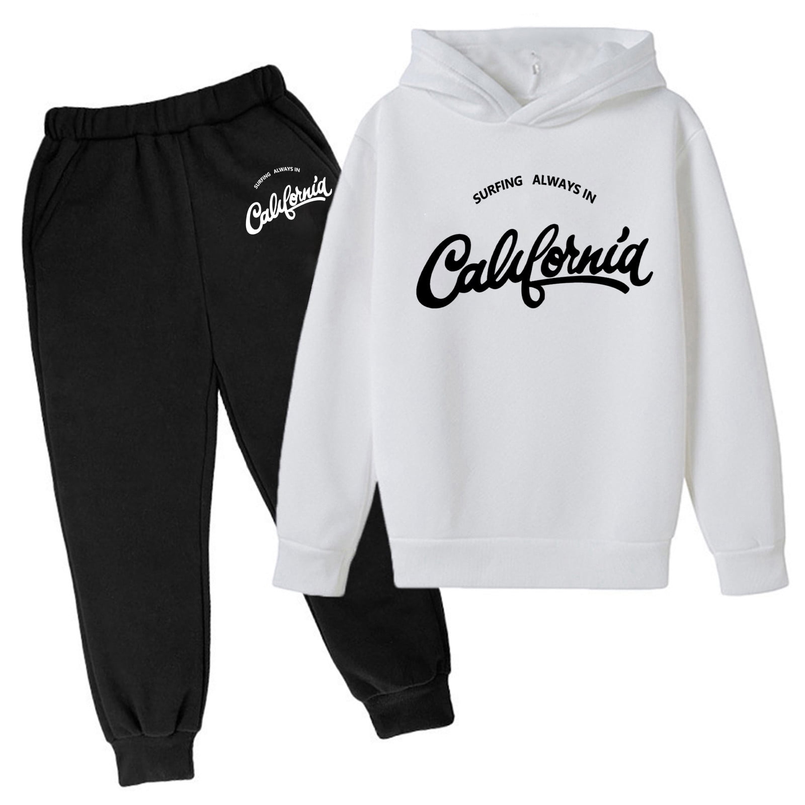Little Boys' Comfortable and Stylish Hoodie Jacket, Pants and T-Shirt 3-Piece Set