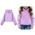 thumbnail image 1 of Boys Hoodie Purple Hoodie Casual Long Sleeve Sweatshirts Jackets Fall Winter Clothes 2-3 Years Boy Clothes Boys Girls Fashion, 1 of 5