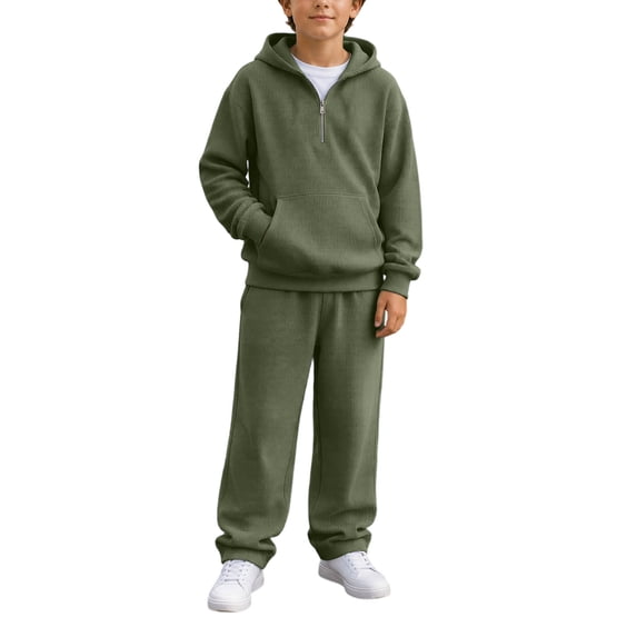 Boys Hoodie and Pants Set, Outfit Set, Long Sleeve, with Pocket, for Sports, Casual, Winter Wear and Everyday Outfits, Kids Clothing | JASKFLY