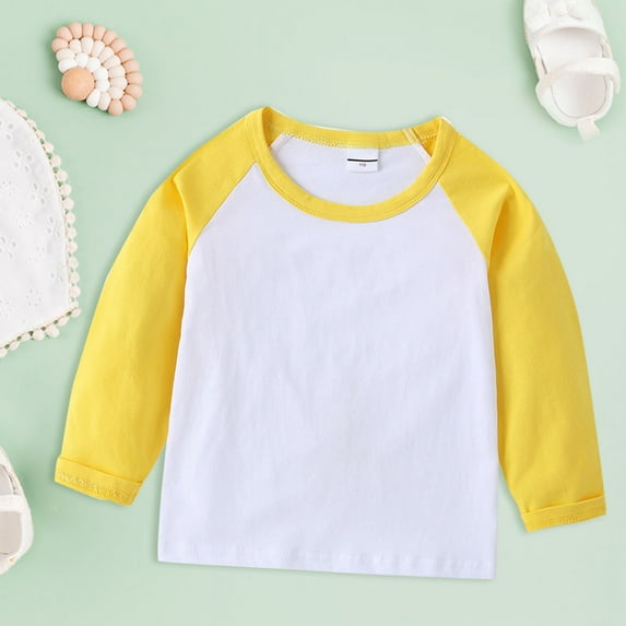 Boys Hoodies And Sweatshirts Fall Winter Cotton Color Block Print Round Neck Boys Long Sleeve Shirts Tops Holiday Wear Back To School