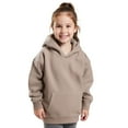 thumbnail image 1 of Boys Hoodies Khaki Hoodies Long Sleeve Soft Sweatshirts Top Winter Clothes 4-5 Years Old Girl Clothes Girls Clothing, 1 of 5