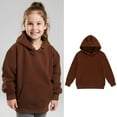 thumbnail image 1 of Boys Hoodies Kids Coffee Hoodie Long Sleeve Casual Basic Pullover Sweatshirt Hoodie Fall Clothes 2-3 Years Old Girl Clothes, 1 of 5