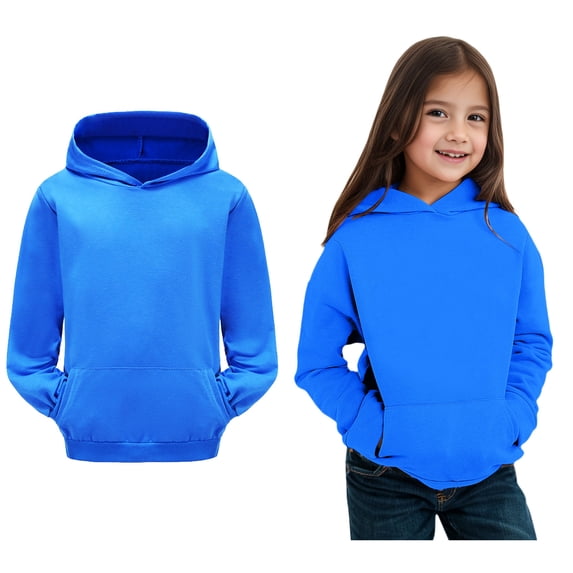 Boys Hoodies Kids Dark Blue Hoodies Casual Long Sleeve Sweatshirts Jackets Winter Clothes Girls 9-10 Years Clothes Boys Girls Fashion