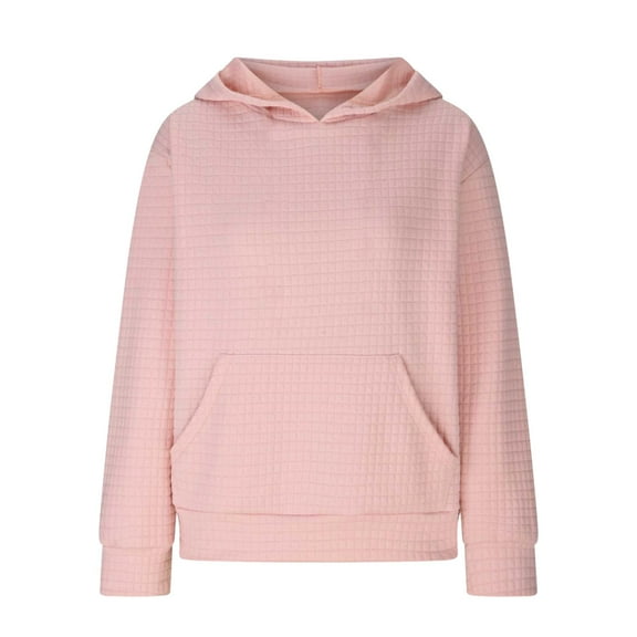 Boys Hoodies Kids Light Pink Hoodies Casual Long Sleeve Sweatshirts Jackets Warm Fall Winter Clothes r Girls Clothes 5-6 Years Boys Girls Fashion