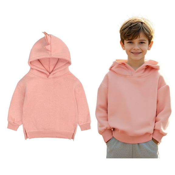 Boys Hoodies Kids Pink Hoodies Casual Long Sleeve Hoodie Sweatershirt Pullover Winter Clothes Toddler Girls Clothes 2-3 Years Boys Girls Fashion