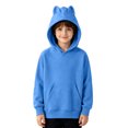 thumbnail image 1 of Boys' Hoodies Long Sleeve Straight Printed Pattern Loose Fit Workout Winter Coat Fall Outwear, 1 of 4